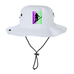 Retro Skiing Females Downhill Skiing Alpine Ski Great Gift Legacy Cool Fit Booney Bucket Hat