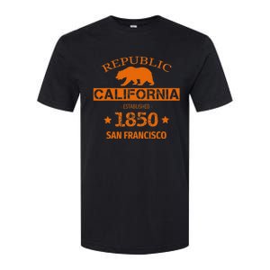 Republic San Francisco California Baseball Softstyle CVC T-Shirt