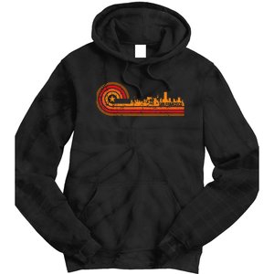 Retro San Francisco Cityscape San Francisco Ca Skyline Tie Dye Hoodie