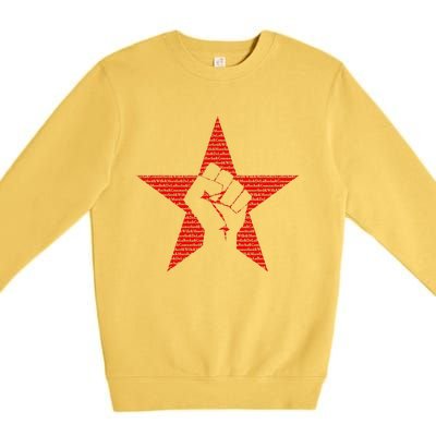 RATM Star Fist Funny Premium Crewneck Sweatshirt