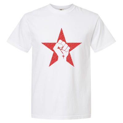 RATM Star Fist Funny Garment-Dyed Heavyweight T-Shirt