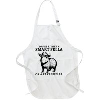 Retro Smart Fella Capybara 90s Funny Capybara Vintage Full-Length Apron With Pockets