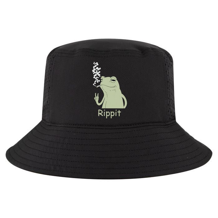 Rippit Stoner Frog Funny Graphic Cool Comfort Performance Bucket Hat