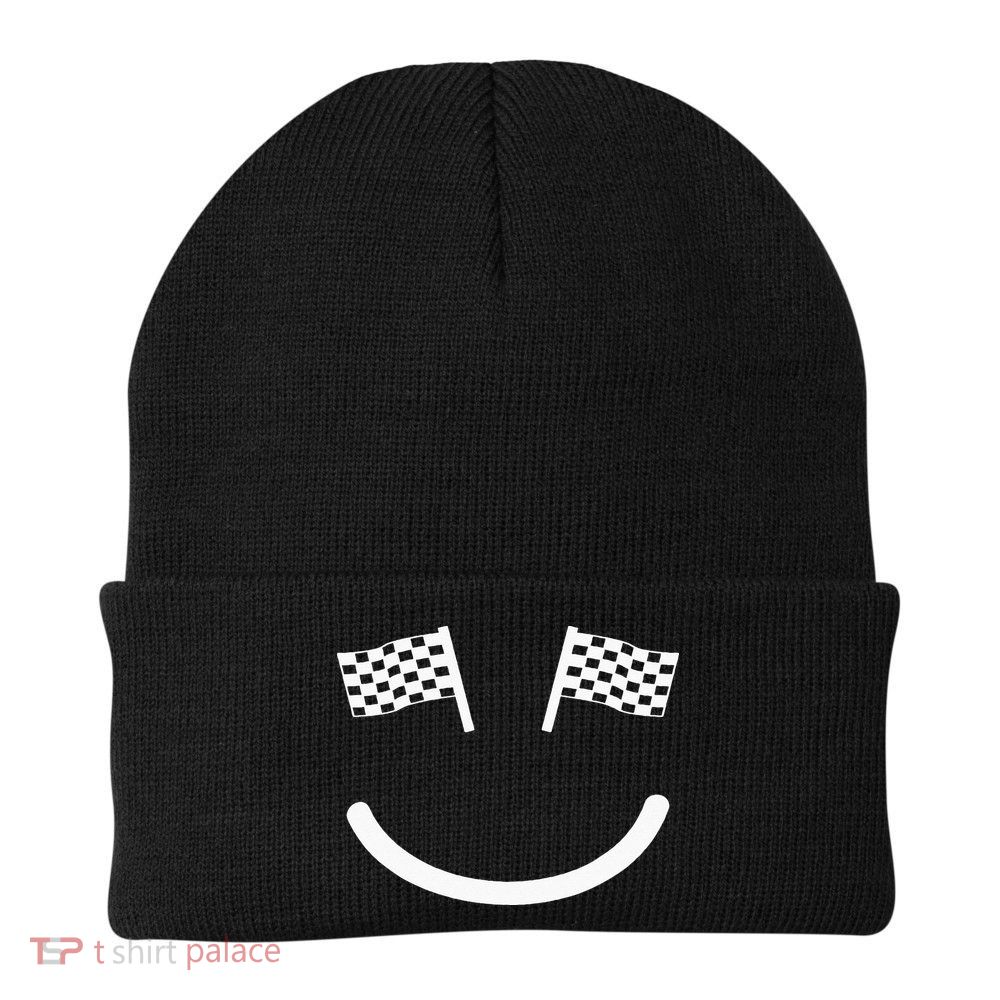 Racing Smile For Race Car Parties Beanie