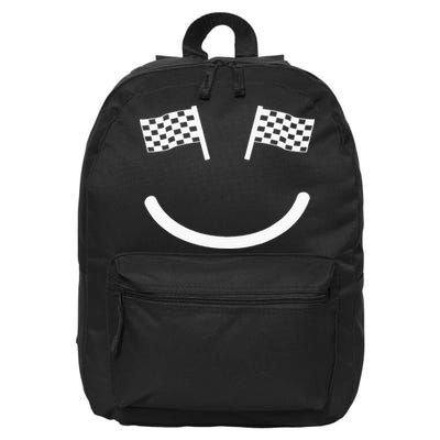 Racing Smile For Race Car Parties 16 in Basic Backpack
