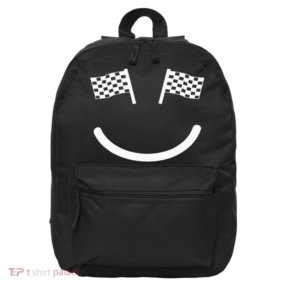 Racing Smile For Race Car Parties 16 in Basic Backpack