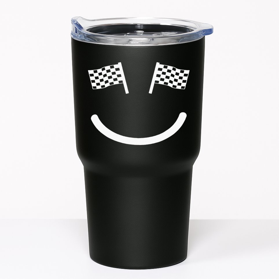 Racing Smile For Race Car Parties Tumbler
