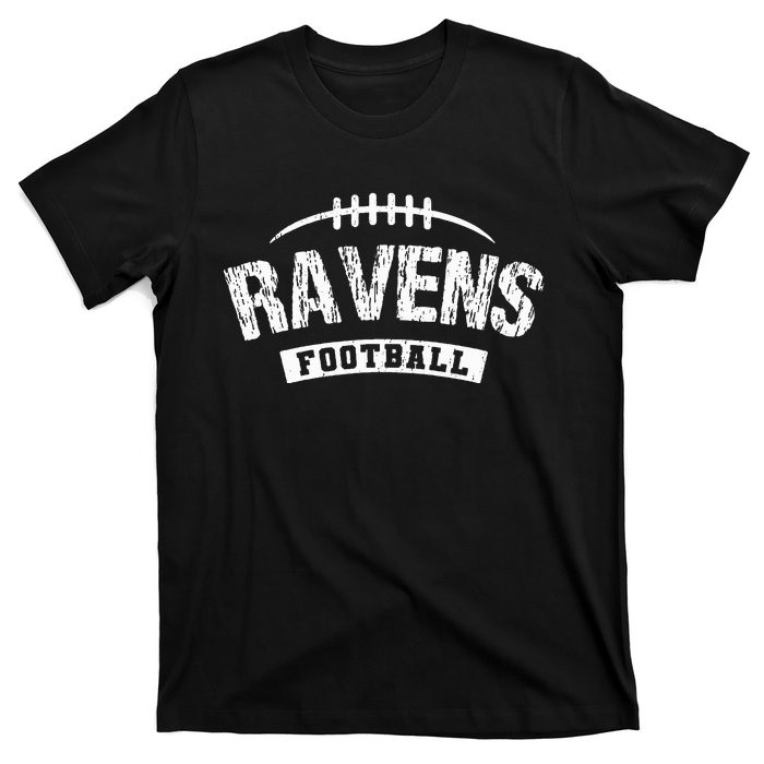 R.A.V.E.N.S South Football Distressed Hs T-Shirt