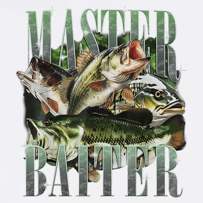 Retro Sunset Fishing Master Baiter Fish Funny Fisherman Cooling Performance Crew T-Shirt