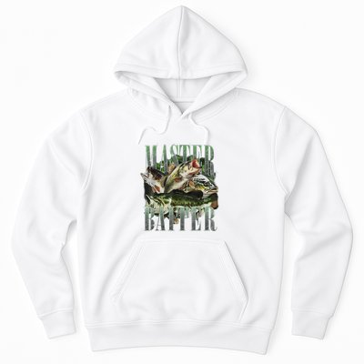 Retro Sunset Fishing Master Baiter Fish Funny Fisherman Hoodie