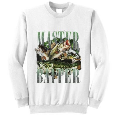 Retro Sunset Fishing Master Baiter Fish Funny Fisherman Sweatshirt