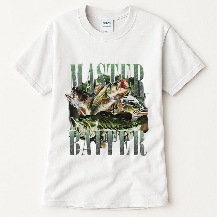 Retro Sunset Fishing Master Baiter Fish Funny Fisherman Tall T-Shirt