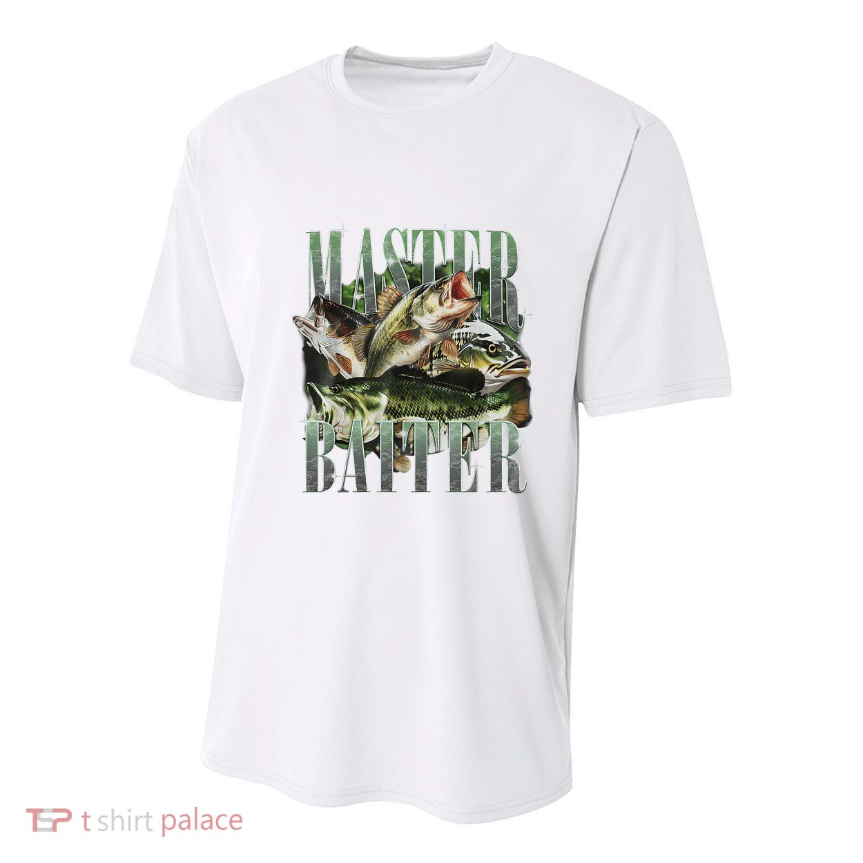 Retro Sunset Fishing Master Baiter Fish Funny Fisherman Youth Performance Sprint T-Shirt