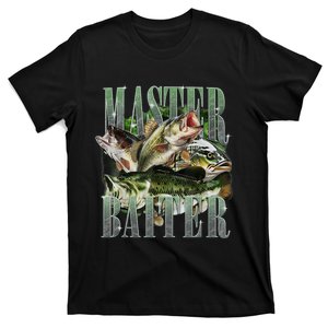 Retro Sunset Fishing Master Baiter Fish Funny Fisherman T-Shirt