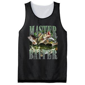 Retro Sunset Fishing Master Baiter Fish Funny Fisherman Mesh Reversible Basketball Jersey Tank