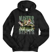 Retro Sunset Fishing Master Baiter Fish Funny Fisherman Tie Dye Hoodie