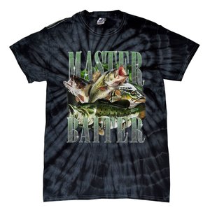 Retro Sunset Fishing Master Baiter Fish Funny Fisherman Tie-Dye T-Shirt