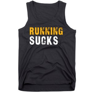 Running Sucks Funny Running Design Tank Top