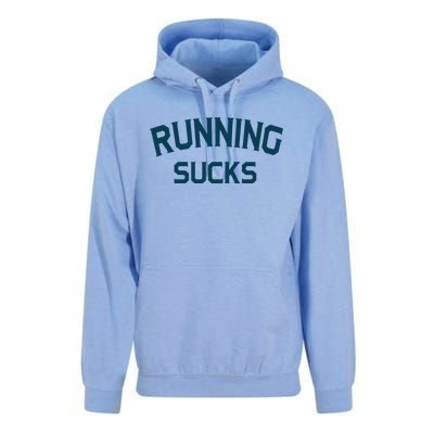 Running Sucks Funny Sport Runner Gift Idea Unisex Unisex Surf Hoodie