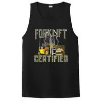 Retro Style Funny Forklift Operator Forklift Certified PosiCharge Competitor Tank