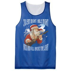 Rock Santa Guitar Guitarist Christmas Rock N Roll Great Gift Mesh Reversible Basketball Jersey Tank