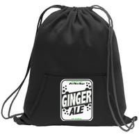 Retro Style Ginger Ale Costume Sweatshirt Cinch Pack Bag