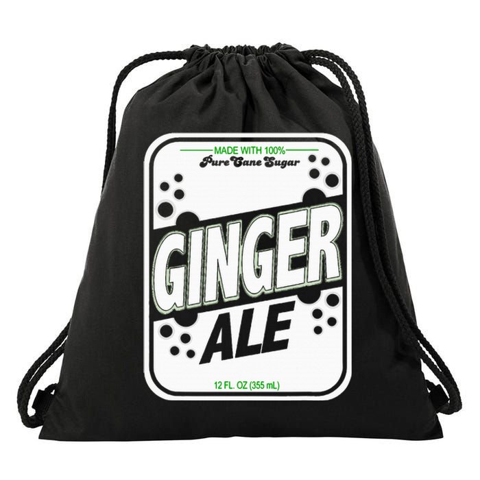 Retro Style Ginger Ale Costume Drawstring Bag