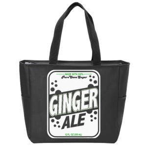 Retro Style Ginger Ale Costume Zip Tote Bag