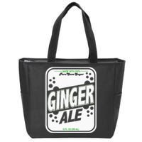 Retro Style Ginger Ale Costume Zip Tote Bag