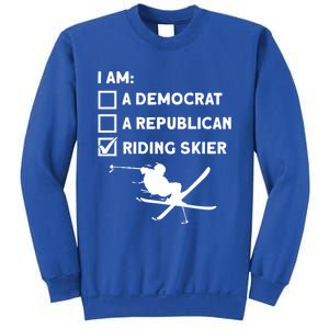 Riding Skier Gift Skiing Winter Sports Ski Mountains Skiing Meaningful Gift Sweatshirt