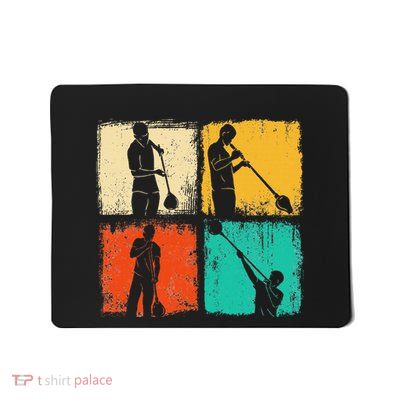 Retro Square Glassblower Glassblowing Hobbyist Mousepad