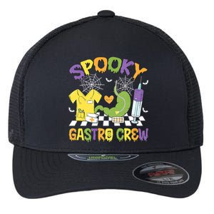 Retro Spooky Gastro Crew Gastro Nurse Halloween Costumes Flexfit Unipanel Trucker Cap