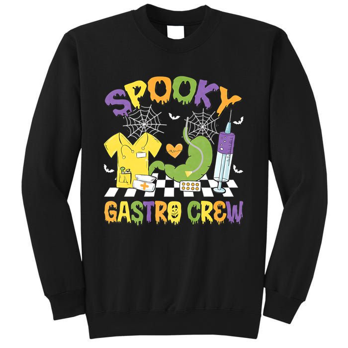 Retro Spooky Gastro Crew Gastro Nurse Halloween Costumes Sweatshirt