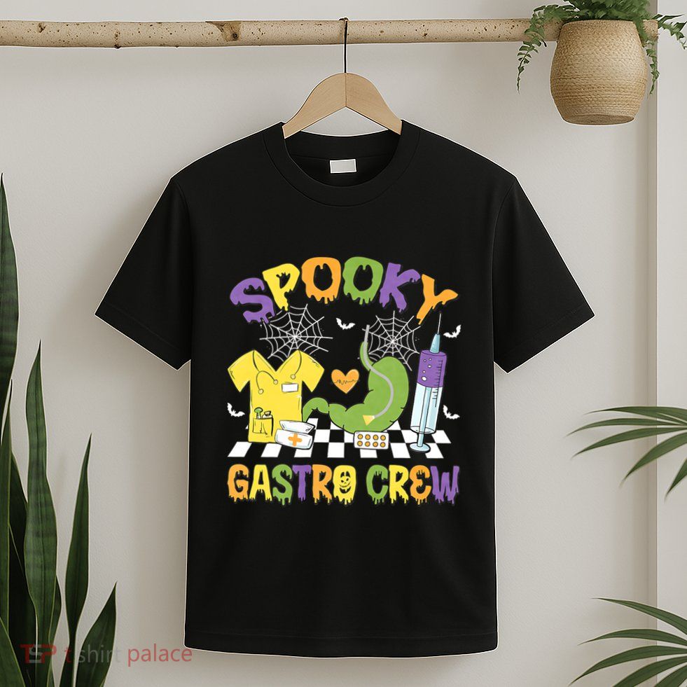 Retro Spooky Gastro Crew Gastro Nurse Halloween Costumes T-Shirt