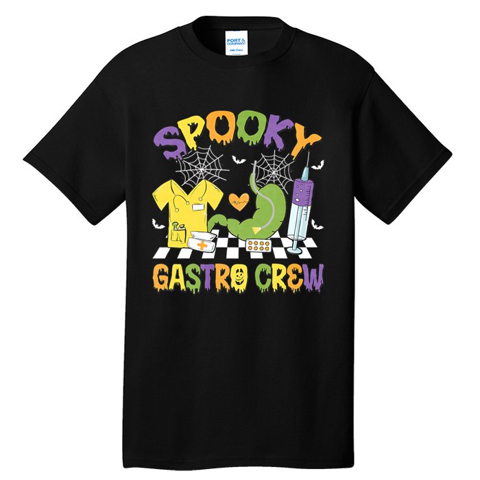 Retro Spooky Gastro Crew Gastro Nurse Halloween Costumes Tall T-Shirt