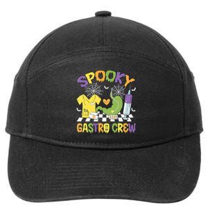 Retro Spooky Gastro Crew Gastro Nurse Halloween Costumes 7-Panel Snapback Hat