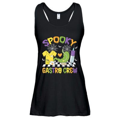 Retro Spooky Gastro Crew Gastro Nurse Halloween Costumes Ladies Essential Flowy Tank