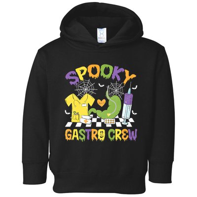 Retro Spooky Gastro Crew Gastro Nurse Halloween Costumes Toddler Hoodie