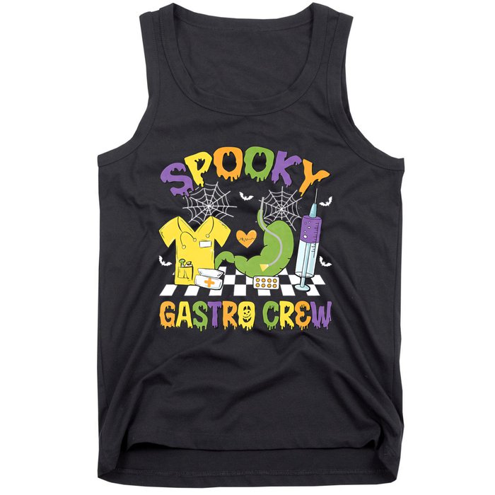 Retro Spooky Gastro Crew Gastro Nurse Halloween Costumes Tank Top