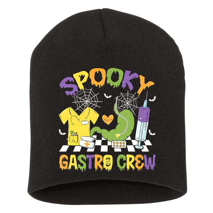 Retro Spooky Gastro Crew Gastro Nurse Halloween Costumes Short Acrylic Beanie