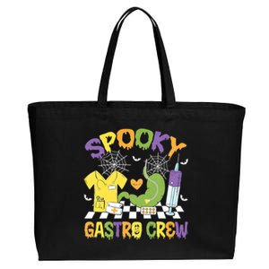 Retro Spooky Gastro Crew Gastro Nurse Halloween Costumes Cotton Canvas Jumbo Tote