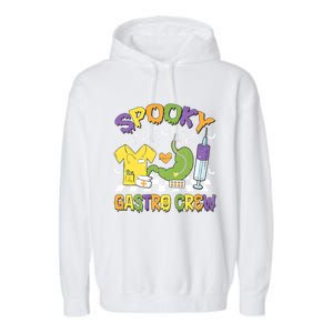 Retro Spooky Gastro Crew Gastro Nurse Halloween Costumes Garment-Dyed Fleece Hoodie