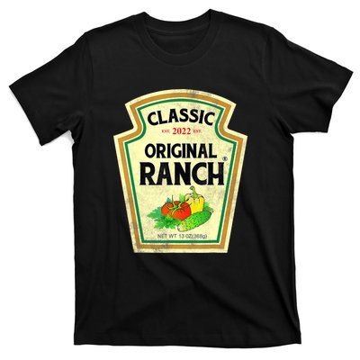 Ranch Sauce Green Salad Dressing Halloween Costume Matching T-Shirt