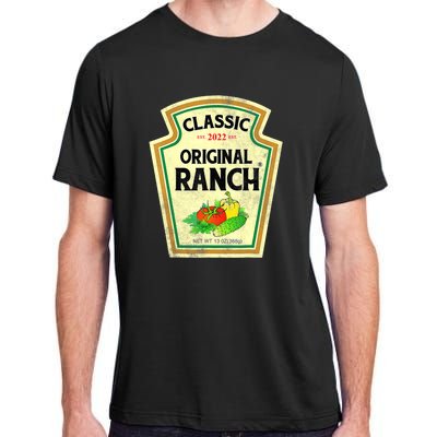 Ranch Sauce Green Salad Dressing Halloween Costume Matching Adult ChromaSoft Performance T-Shirt