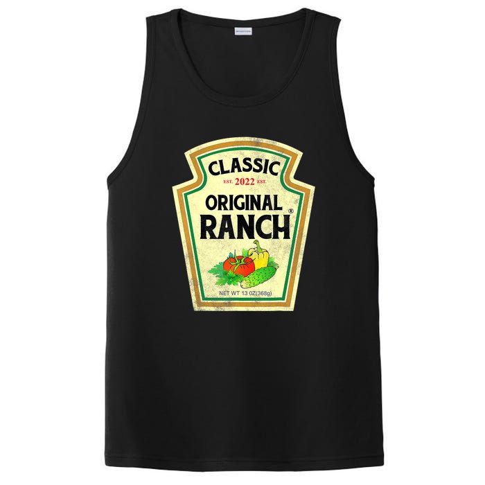 Ranch Sauce Green Salad Dressing Halloween Costume Matching PosiCharge Competitor Tank