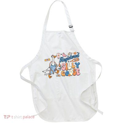 Registered Silly Goose Funny Goose Full-Length Apron With Pockets