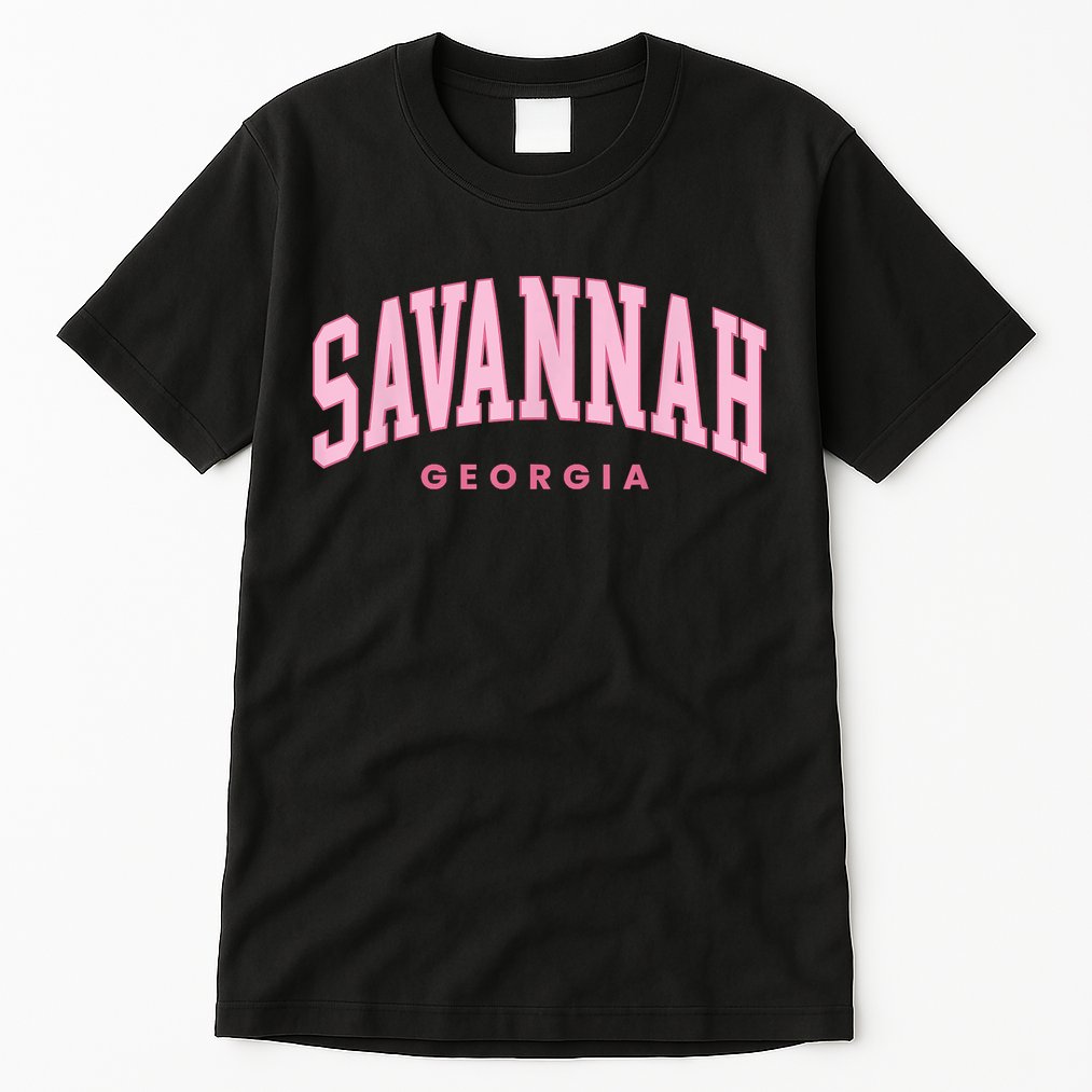 Retro Savannah Georgia Vintage Preppy Throwback Tall T-Shirt
