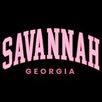 Retro Savannah Georgia Vintage Preppy Throwback Button