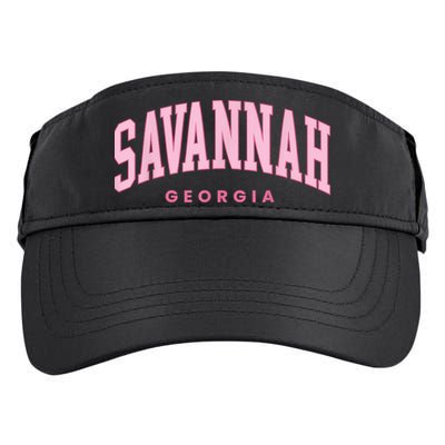 Retro Savannah Georgia Vintage Preppy Throwback Adult Drive Performance Visor