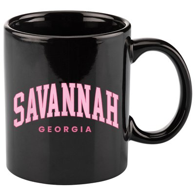 Retro Savannah Georgia Vintage Preppy Throwback 11oz C Handle Ceramic Mug